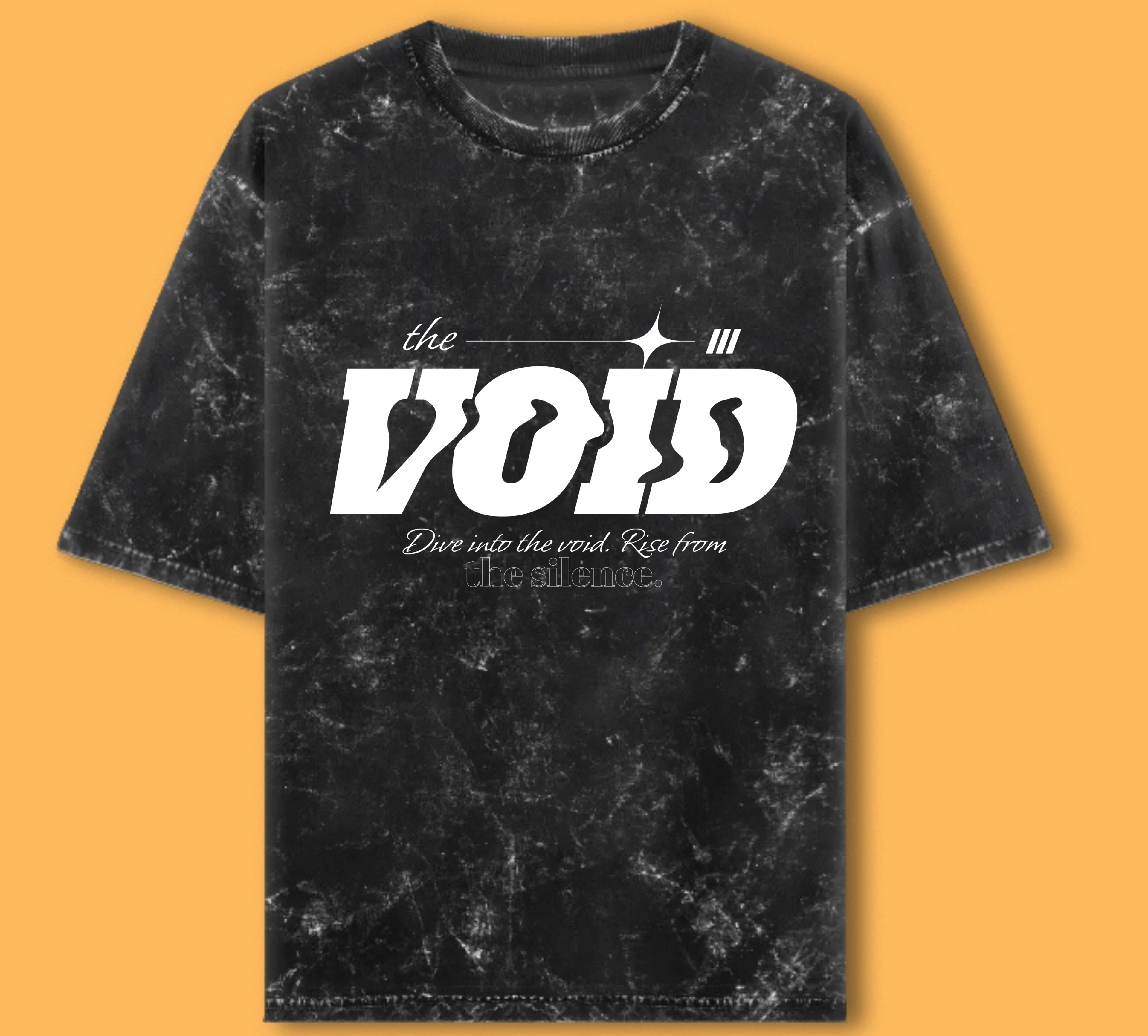 VOID-Acid Washed Oversized Tee