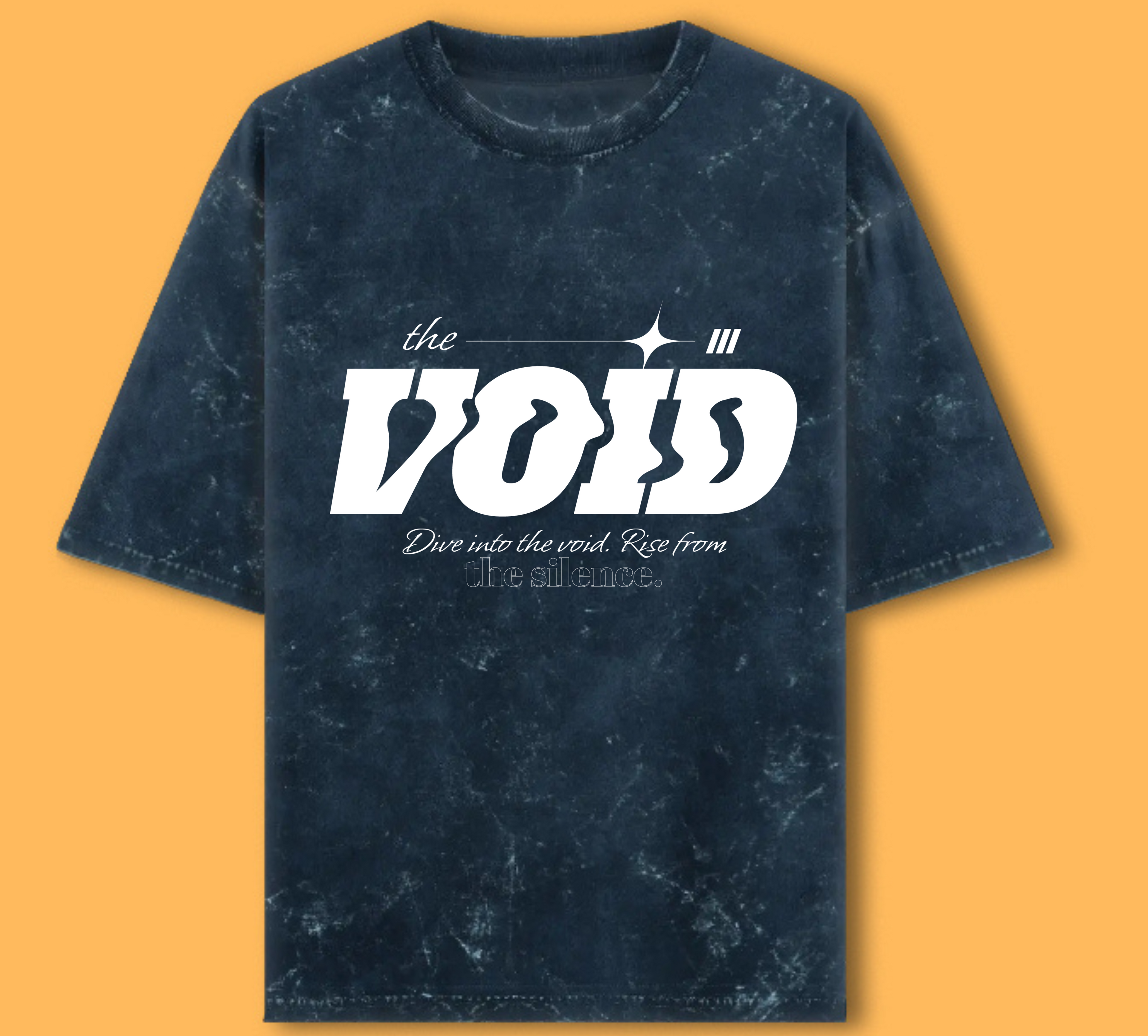 VOID-Acid Washed Oversized Tee