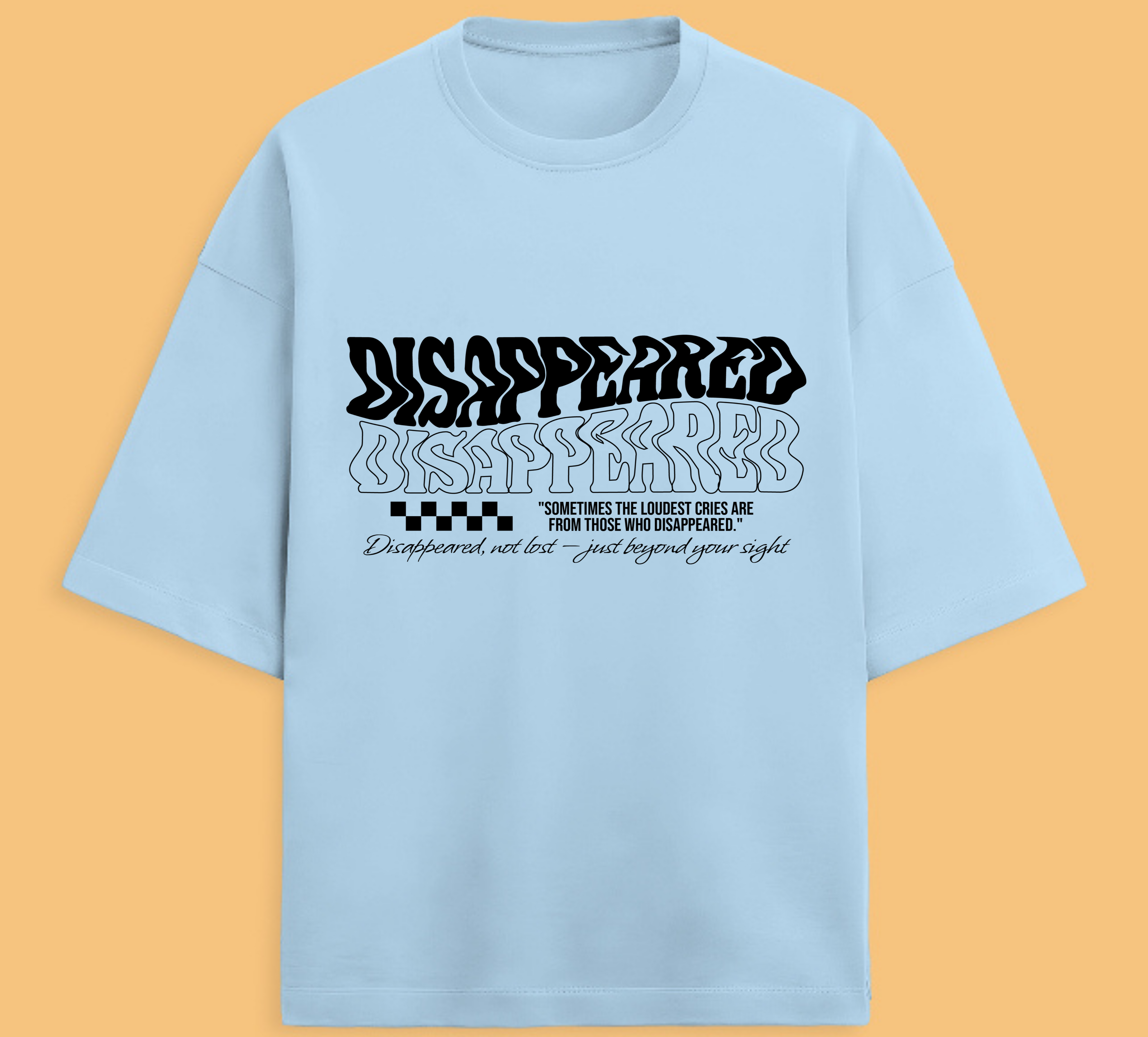 DISAPPEARED-Terry Oversized Tee
