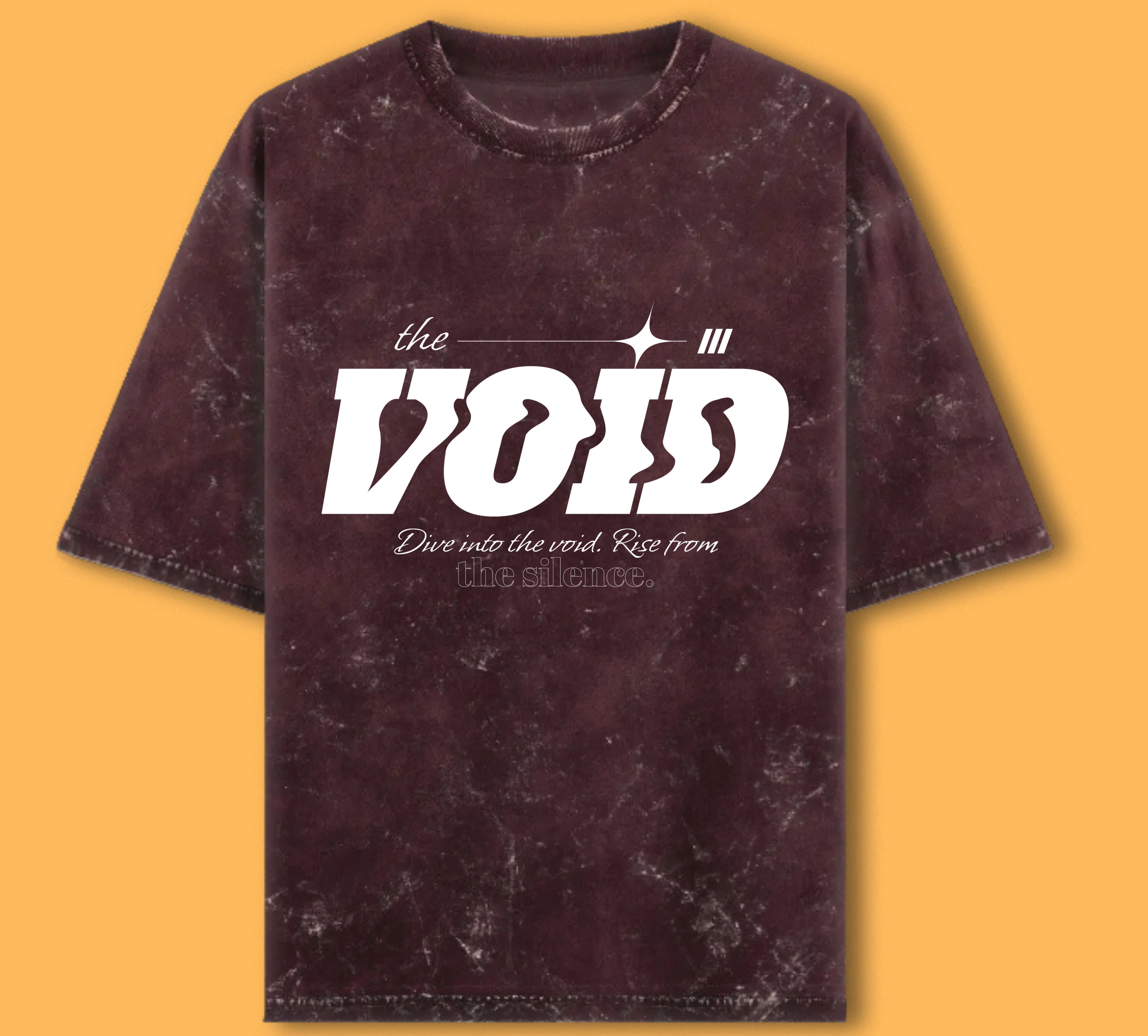 VOID-Acid Washed Oversized Tee