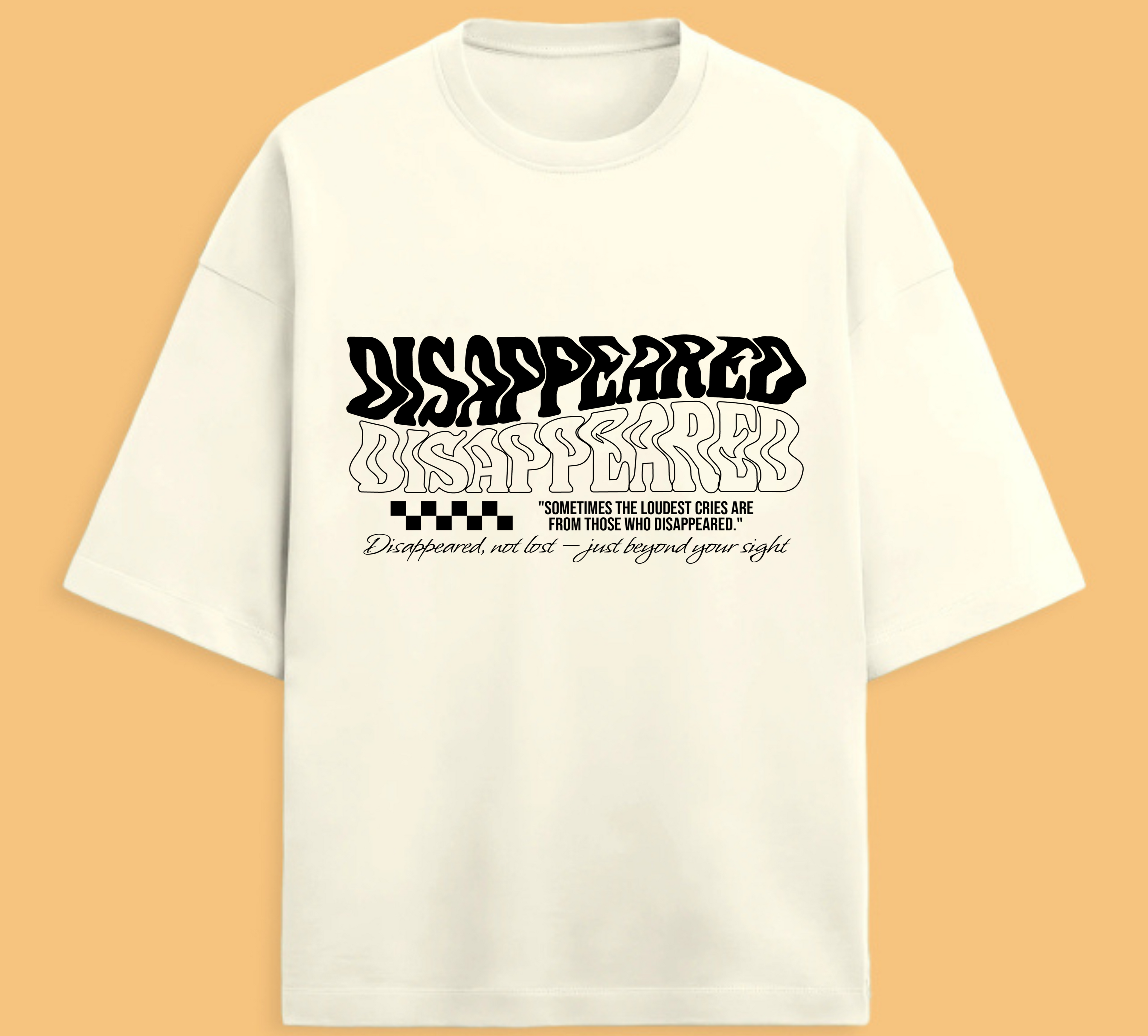 DISAPPEARED-Terry Oversized Tee