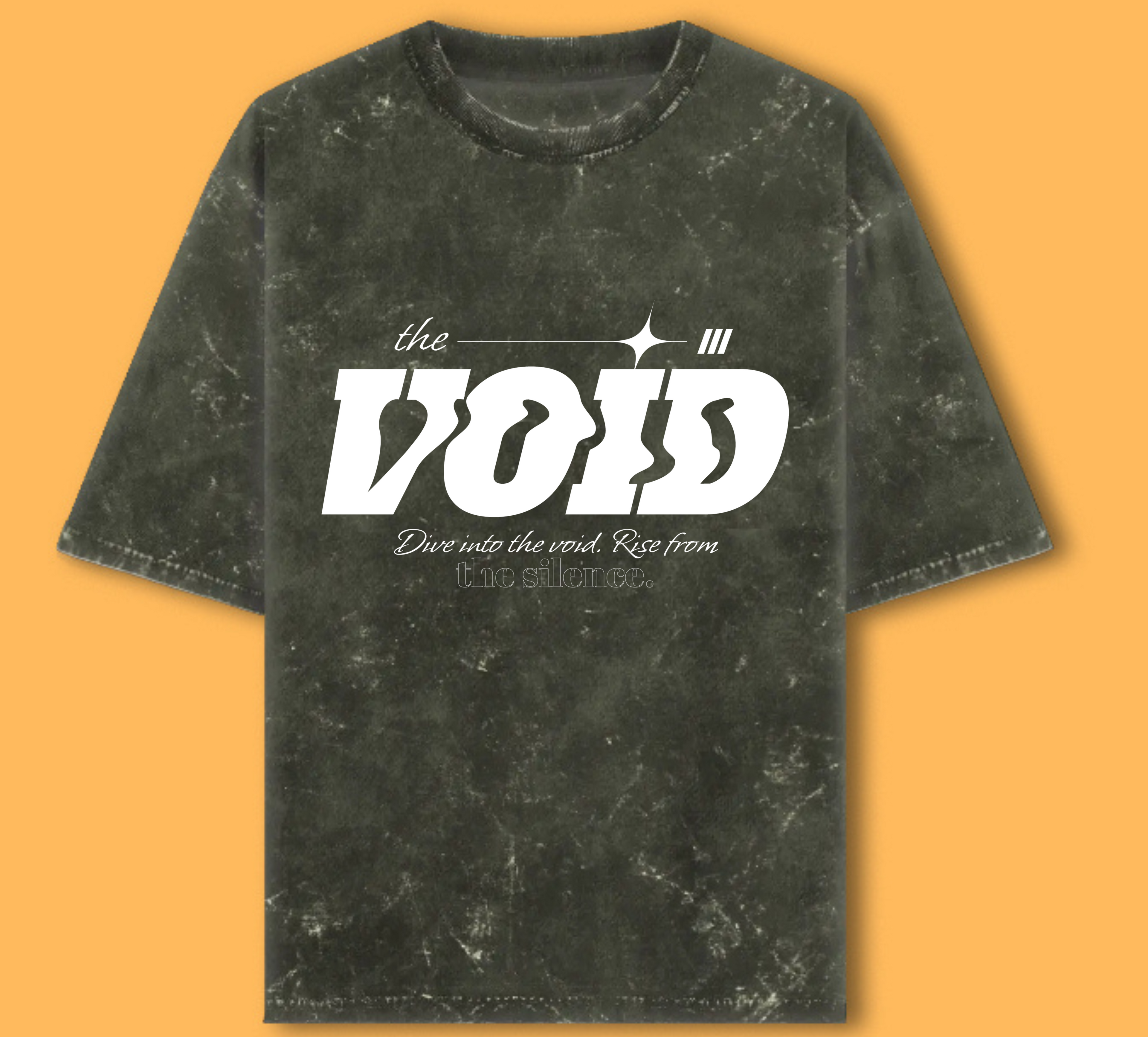 VOID-Acid Washed Oversized Tee