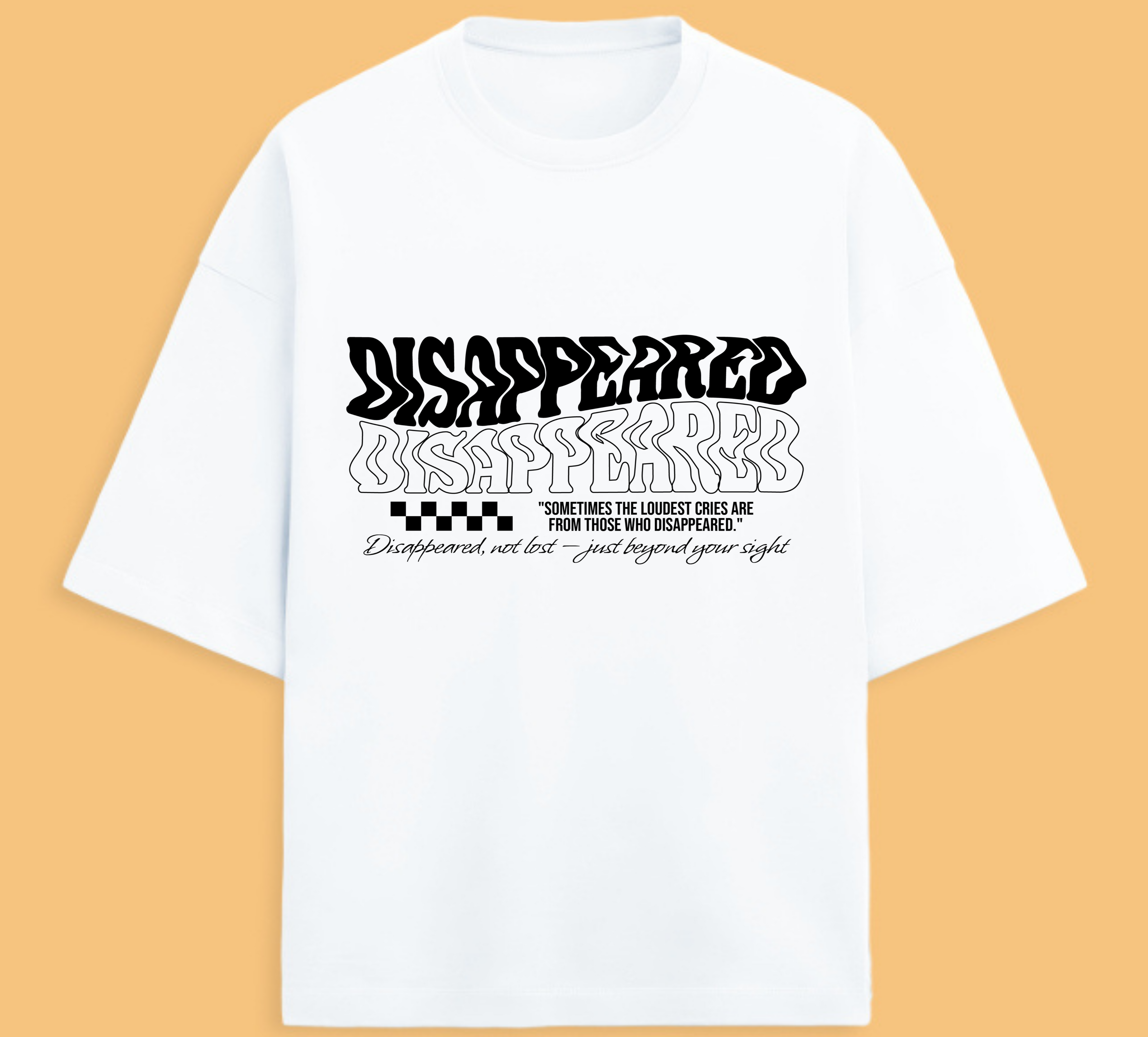 DISAPPEARED-Terry Oversized Tee